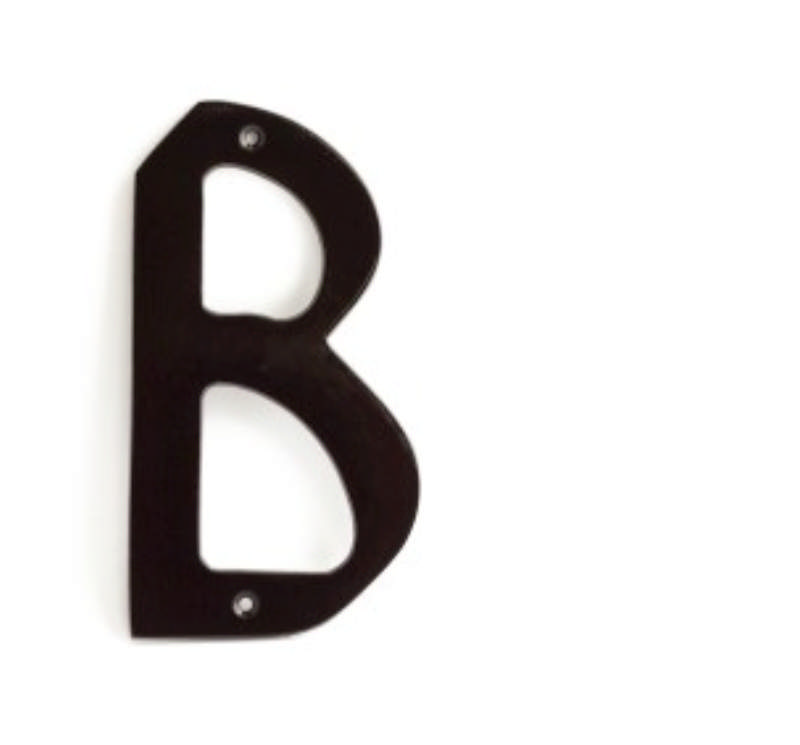 Buchstabe B, schwarz, 150 mm 