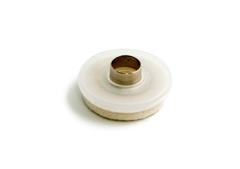 Bodenschutzmatte mit Ring, Filz, 22 mm, 12 Stück.