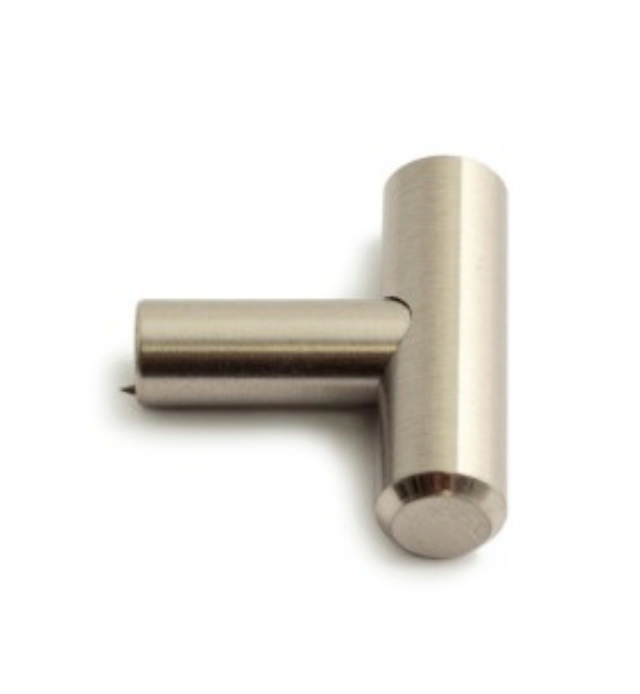 MÖBELKNÖPFE NATHAN GEBÜRSTETES CHROM 