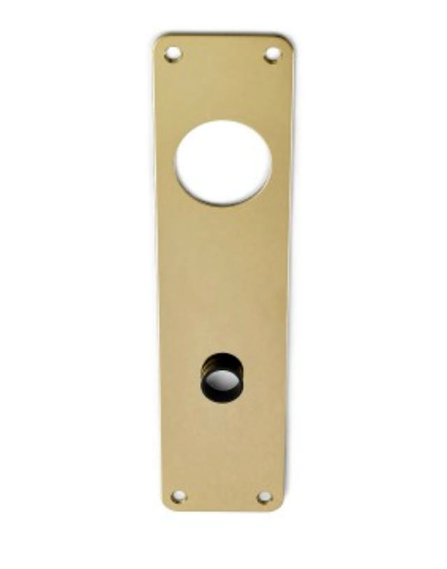 Lockit langes Schild 1208 aus poliertem Messing