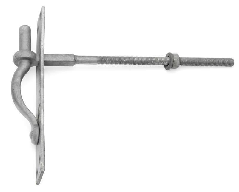 Schraubplatte 16 mm Gewindebohrer feuerverzinkt