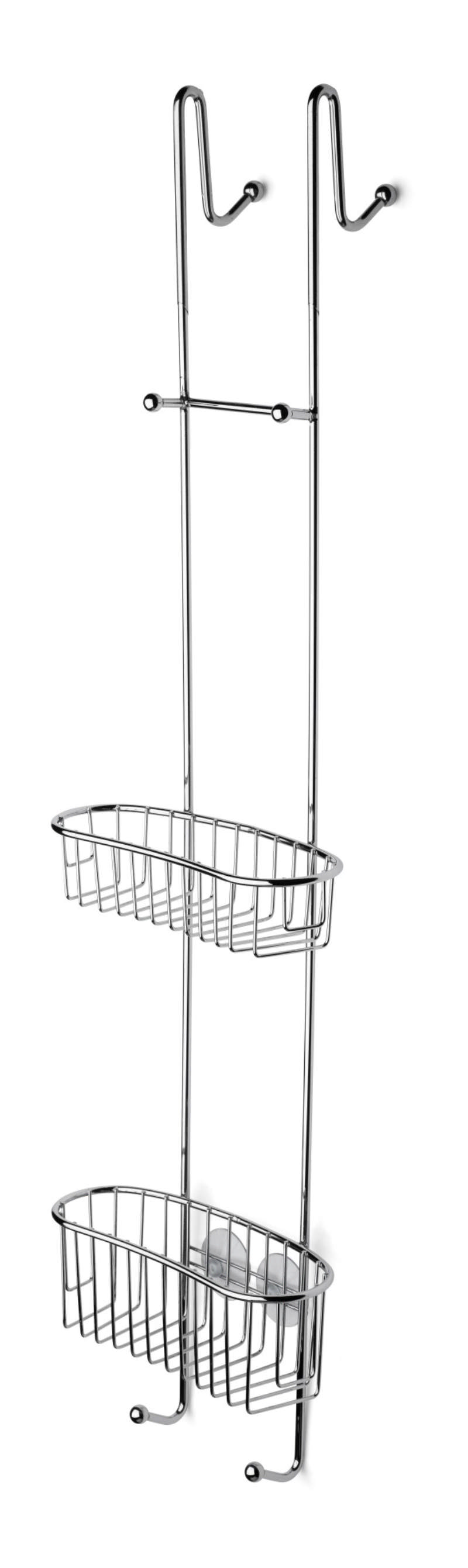 Duschablage Anemone, gebogen, Chrom 