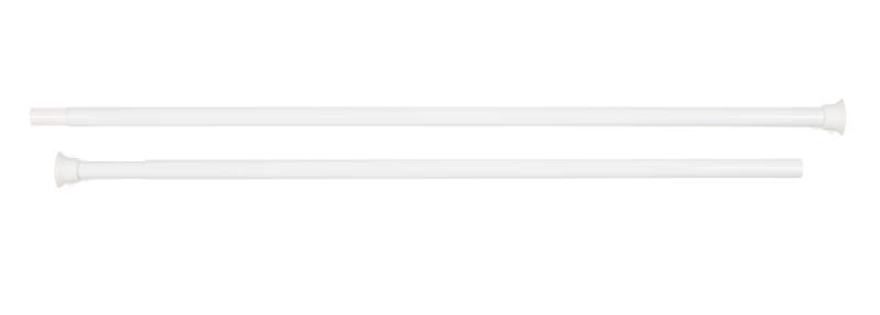 Gardinenstange 75-220 cm Weiß 