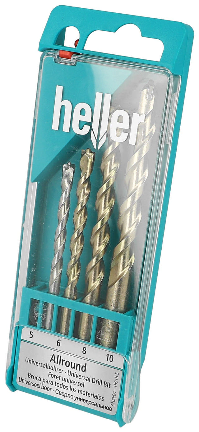 Heller Unibor Akku-Set 5,6,8,10 mm