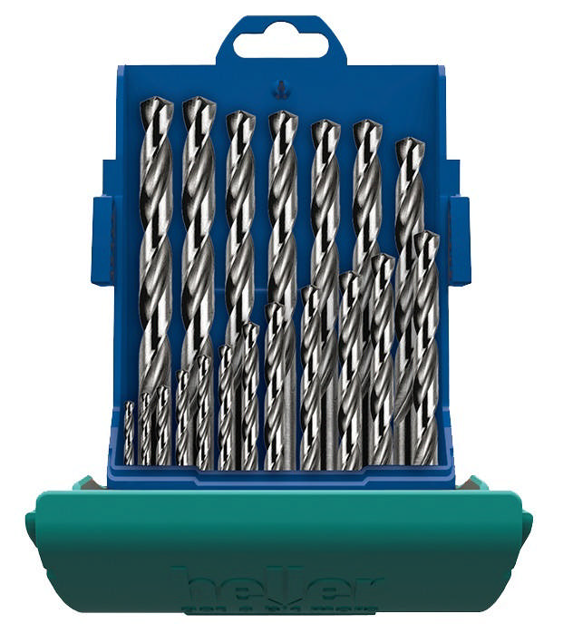 Heller Metallbohrer Profi HSS-Set ø1-10mm, 19-teilig