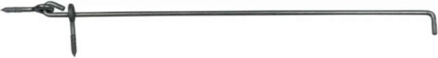 Klapperfreier Sturmhaken 625 mm, feuerverzinkt
