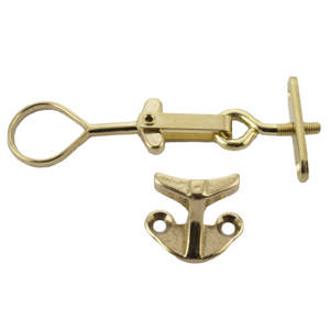 Anverfer 281 mit Plattenösen inkl. Konsole, Messing poliert