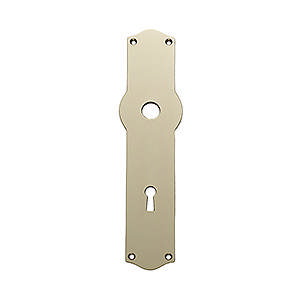 Lange Platten L41 ohne Rosette GN cc72 Messing poliert ohne Lack Ø15 215x41x3mm