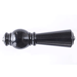 Türgriff Østerbro 670 ohne Zierleiste, schwarz lackiert