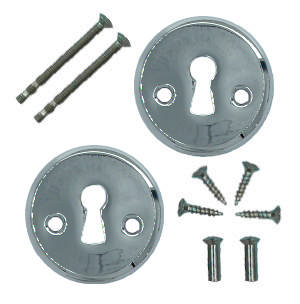 Schlüsselplatte 1781 Chrom CC27 Ø50