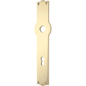 Lange Schilder L22 GN Boda cc72 Messing poliert ohne Lack Ø15 210x45x3mm