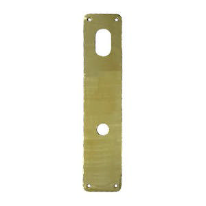 Lange Schilder L50 GC cc105 Messing Poliert mit Lack Ø15 230x50x2mm