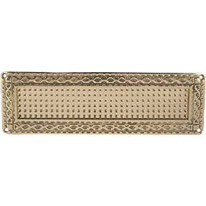 Buchstabenschild 611, Messing, poliert mit Lack, 262 x 82 mm