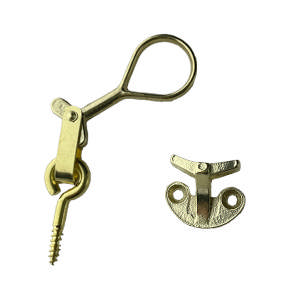 Anverfer 280 m/Französische Öse Kurzer Aufhänger inkl. Konsole Messing Poliert Unlackiert 25 m