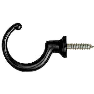 Haken 1505 Schwarz 50 mm