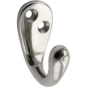 Kleiderhaken 81 Chrom 35 mm