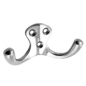 Kleiderhaken 83 Doppelchrom CC18