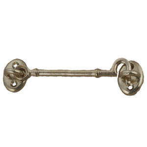 Kabinenhaken, Messing 605, poliert mit Lack, 110 mm