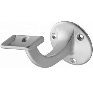 Geländerhalterung 3507 Flaches Aluminium Natur Ø56 x 75 mm