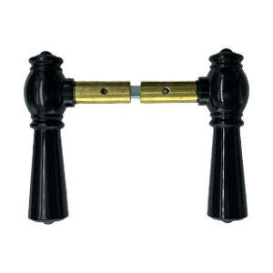 Türgriff Østerbro 670 ohne Zierleiste, schwarzes Bakelit