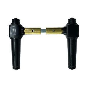 Türgriff Svanemølle 671 ohne Zierleiste, schwarzes Bakelit