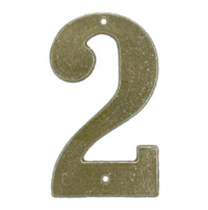 Hausnummer 572 2 M 140 mm