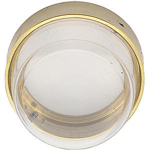 Notausgangsarmatur, Messing, poliert, unlackiert