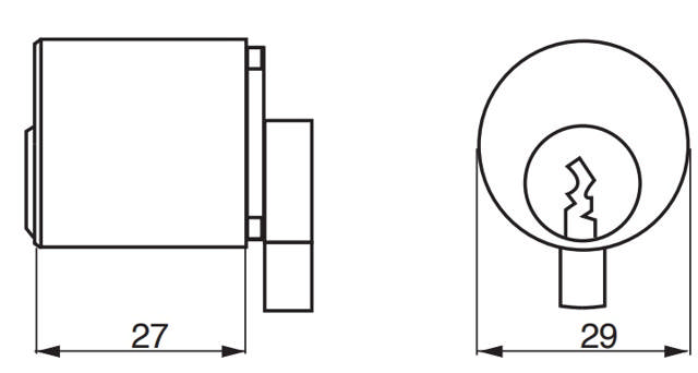 Ruko Zylinder RD2608 DKK im 2er Set D1200