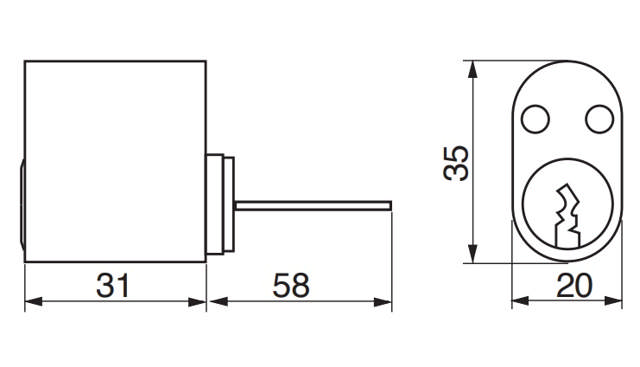 Ruko Zylinder RD1673 Kr D1200