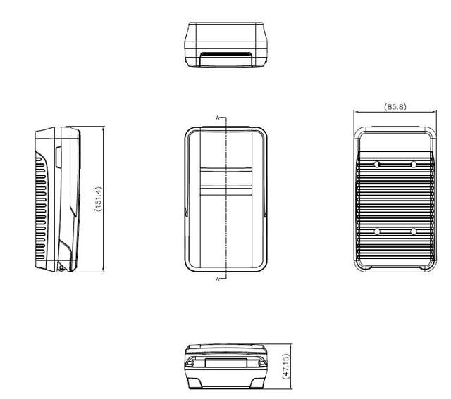 Schlüsselkasten mit LED, 4 Rollcodes